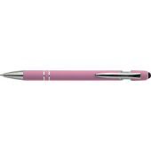 Recyclede aluminium balpen Primo roze