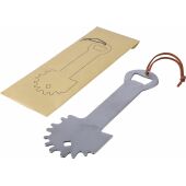 Roestvrijstalen barbecuereiniger Elara zilver