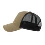 RAPPER COTTON-S, KHAKI/BLACK, One size, ATLANTIS HEADWEAR