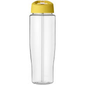 H2O Active® Tempo 700 ml sportfles met fliptuitdeksel - Transparent/Geel