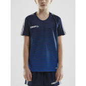*Pro Control stripe jersey jr navy/cobolt 122/128