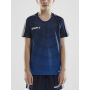 Pro Control Stripe Jersey Jr Nav/Cob 122