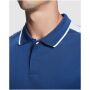 Tamil sportpolo met korte mouwen voor heren - Navy Blue/Wit - S