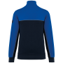 Ecologische uniseks sweater met ritskraag Navy / Royal Blue XXL Ecologische uniseks sweater met ritskraag Navy / Royal Blue XXL