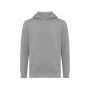 IQONIQ Rila lichtgewicht gerecycled katoen hoodie, light heather anthracite (XXS)