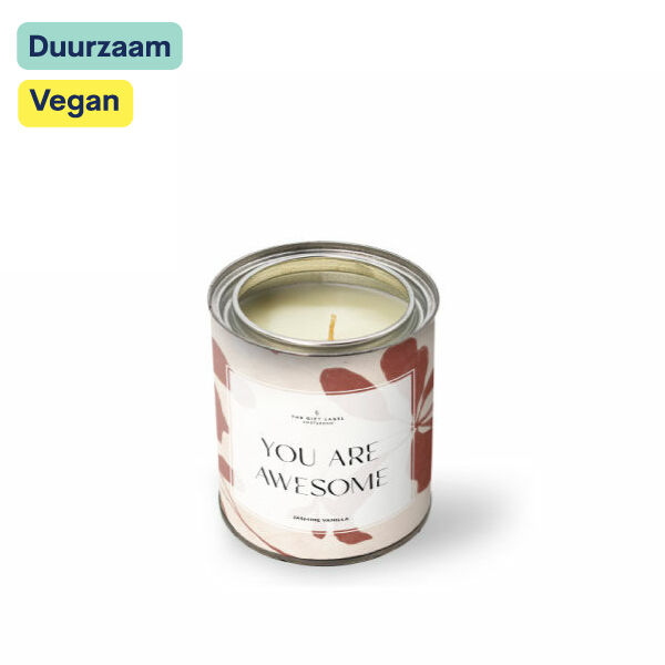 Grote kaars 310gr I You are awesome (Jasmine Vanilla)