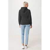 Iqoniq Jasper gerecycled katoen hoodie, antraciet (XXS)