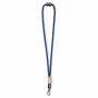 Polyester koord-keycord met bamboe plaatje