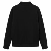 Brickstone unisex full-zip sweater, 280 gr/m² - Zwart