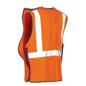 Anti-verstrikking veiligheidsvest Fluorescent Orange S