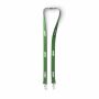 Polyester Pantone-gematchte zeefdruk keycord met 2 clips