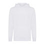 Iqoniq Rila lichtgewicht gerecycled katoen hoodie, recycled white (XXL)