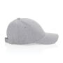 Milo AWARE™ recycled heather 6 paneel cap 200gr, grijs