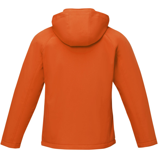 Notus men's padded softshell jacket - Orange - S