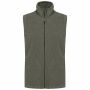 Bodywarmer van microfleece heren green marble heather L