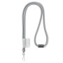 Polyester 2-kleurige koord-lanyard met full color label