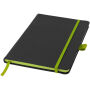 Color-edge A5 hardcover notitieboek - Zwart/Lime Color-edge A5 hardcover notitieboek - Zwart/Lime