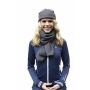 Polyester fleece (200 gr/m²) muts en sjaal Russo blauw