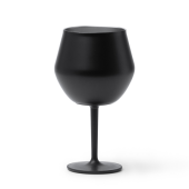 FRADES Roestvrijstalen 2-in-1 beker/glas 380 ml - zwart FRADES Roestvrijstalen 2-in-1 beker/glas 380 ml - zwart