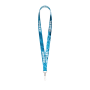 Gerecycled polyester (rPET) Sublimatie keycord met J-haak