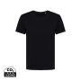 IQONIQ Yala dames lichtgewicht gerecycled katoen t-shirt, zwart (XS)