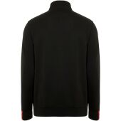 Maverick 280 g/m2 herentrui met halve rits - Zwart/Rood - 3XL Maverick 280 g/m2 herentrui met halve rits - Zwart/Rood - 3XL