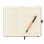 SUBER SET - A5 kurk notitieboek balpen set - Zwart