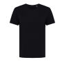 Iqoniq Yala dames lichtgewicht gerecycled katoen t-shirt, zwart (M)