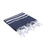 Oxious - Vibe Hammamdoek Witte Strepen - Navy