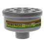 ABEK2 Gasfilter Universeel Schroefdraad black one size