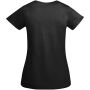 Breda biologisch katoenen dames T-shirt met korte mouwen - Zwart - S