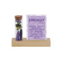 Dried Flowers - Cardholder & tube, Rood