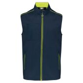 navy/fluorescent yellow