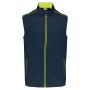 Gilet DayToDay navy/fluorescent yellow XL
