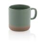 Geglazuurde keramische mok 360 ml, groen