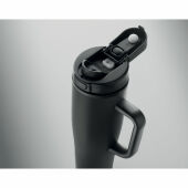 ATLANTA - Dubbelwandige beker 900ml - Zwart