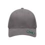 6 Panel Elastic Fit Baseball Cap dark grey L/XL
