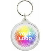 Kunststof sleutelhanger Leco neutraal