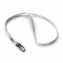Polyester tubulaire keycord met metalen klem