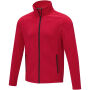 Zelus heren fleece jas - Rood - L Zelus heren fleece jas - Rood - L