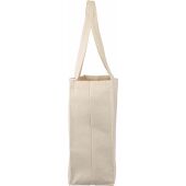 Katoen (180 g/m²) boodschappentas Novi khaki (écru)