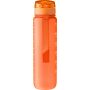 rPET drinkfles Brinley 1000 ml oranje