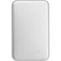 Aluminium solar powerbank Drew zilver