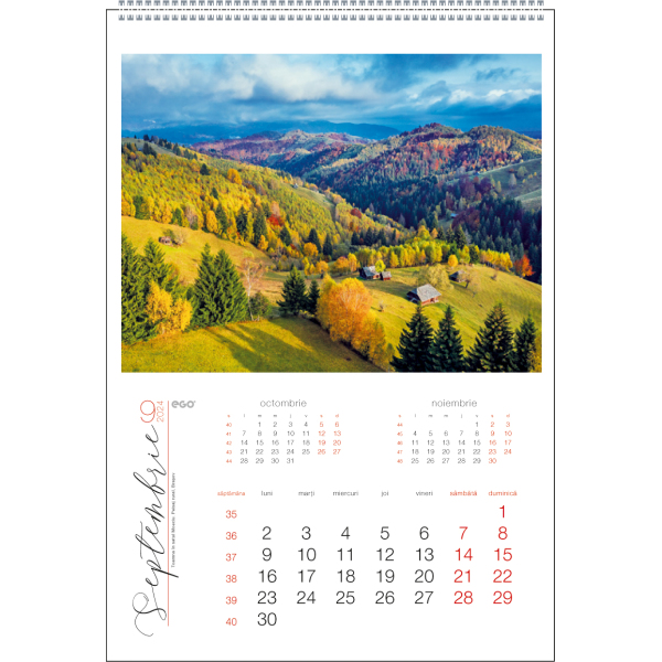 Wall calendar ”Romania”