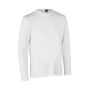 Interlock T-shirt | lange mouw - Wit, 3XL