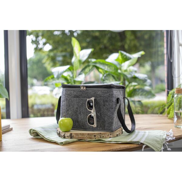rPET vilten koeltas Mason grijs rPET vilten koeltas Mason grijs
