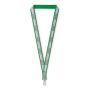 Polyester keycord met reflecterende overlay Polyester keycord met reflecterende overlay
