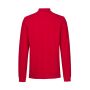 Poloshirt met lange mouw | stretch - Rood, XS