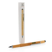 Bamboe 5 in 1 toolpen, bruin