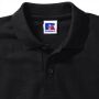 RUS Children's Classic Polycot. Polo, Black, 11-12jr